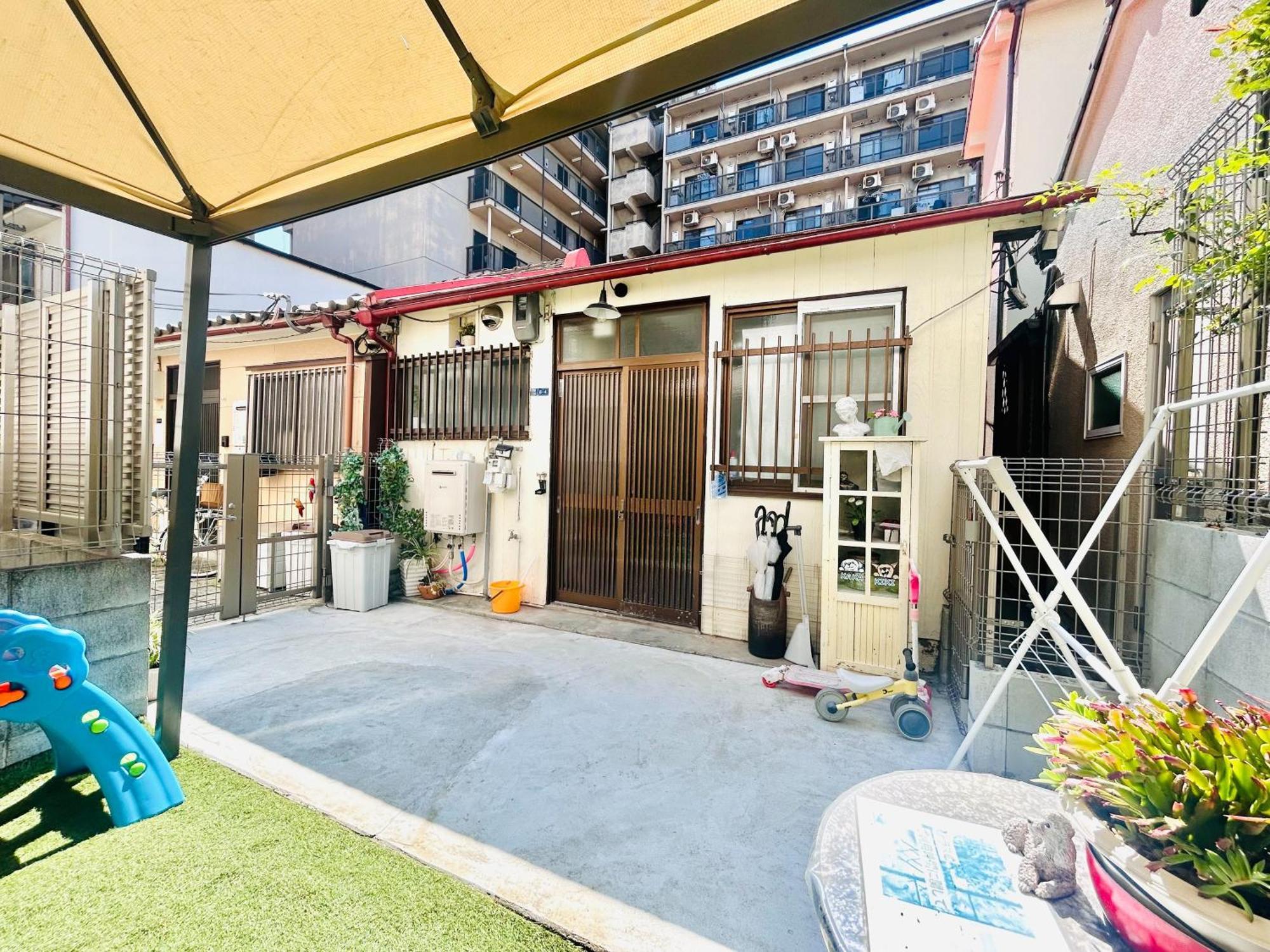 天下茶屋駅5分、専用庭付き平屋—Kik Iハウス Villa Osaka Luaran gambar