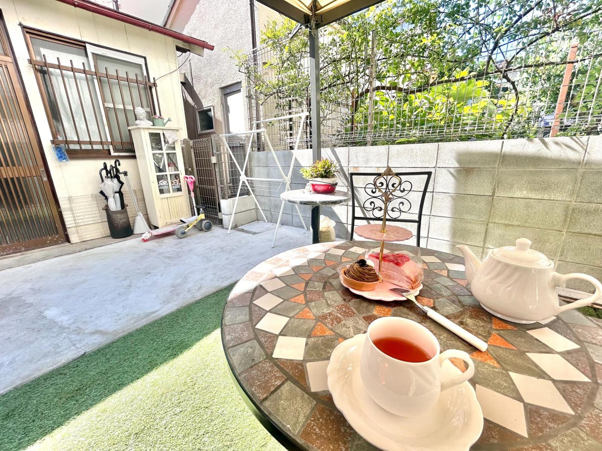 天下茶屋駅5分、専用庭付き平屋—Kik Iハウス Villa Osaka Luaran gambar